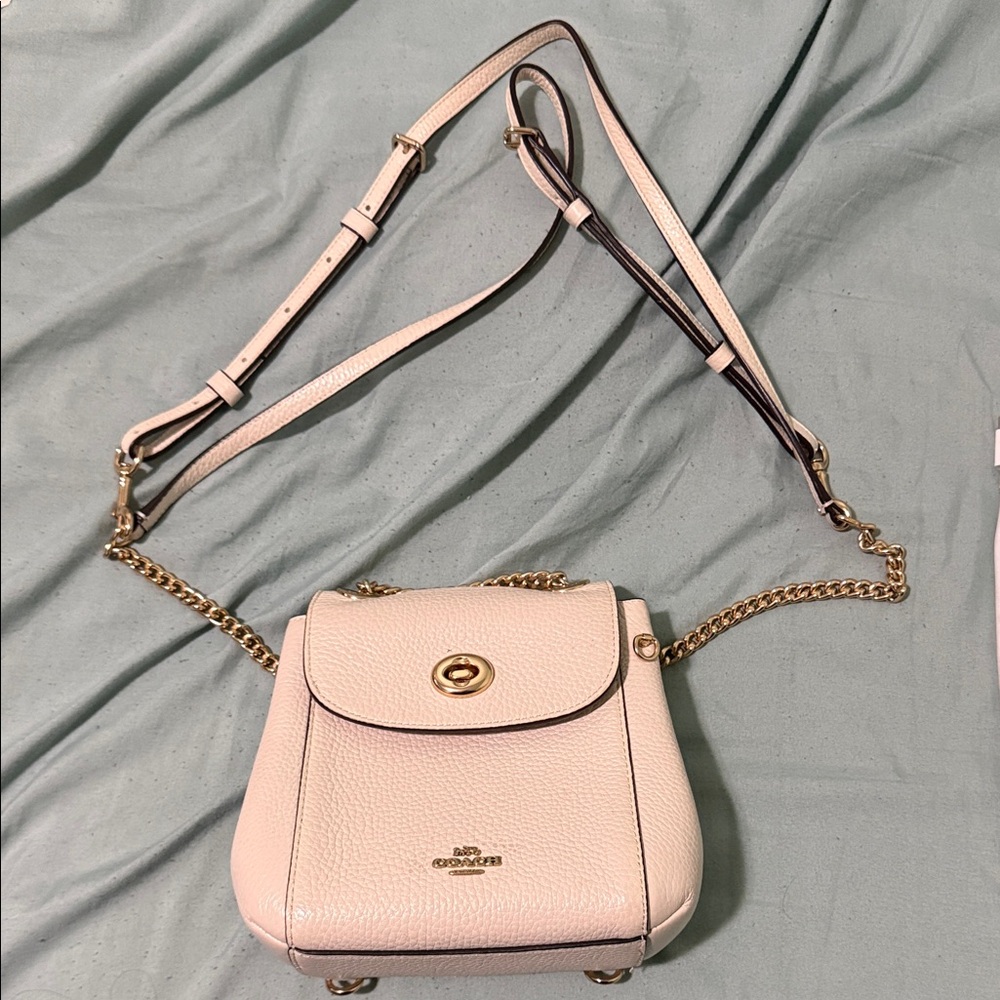 Coach Light Pink Crossbody Bag